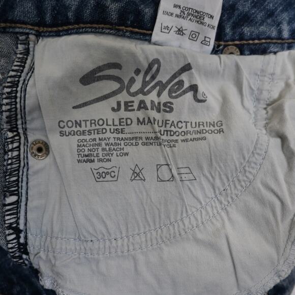 Silver Jeans Womens 29/33 Medium Wash Boot Cut Jeans - Picture 11 of 12